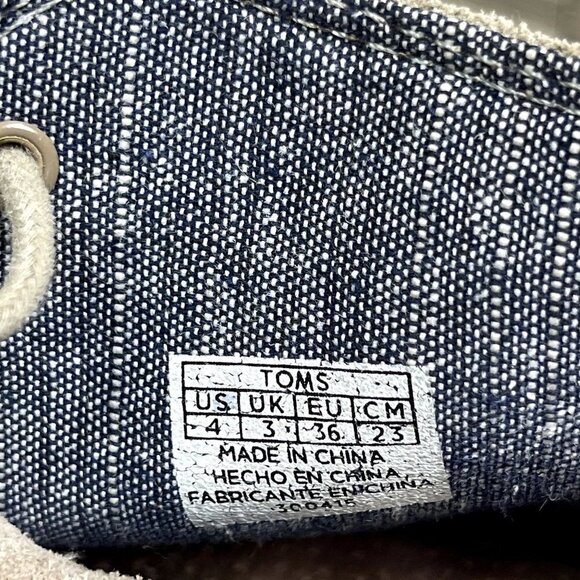 TOMS Desert Beige Suede Wedge Ankle Booties Women's Shoes Size‎ 4 - Picture 8 of 8